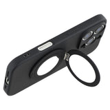 EIDERWOOD iPhone 16 Pro Hybrid Bagside Cover inkl. Kickstand m. Spejl - Sort