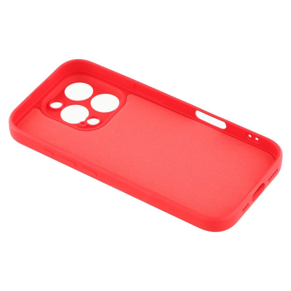 EIDERWOOD iPhone 16 Pro Hybrid Bagside Cover inkl. Kickstand m. Spejl - Rød