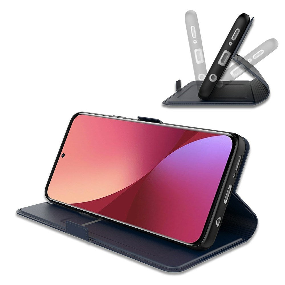 Xiaomi Poco F7 Ultra EIDERWOOD Kunstlæder Flip Cover m. Kortholder - Blå