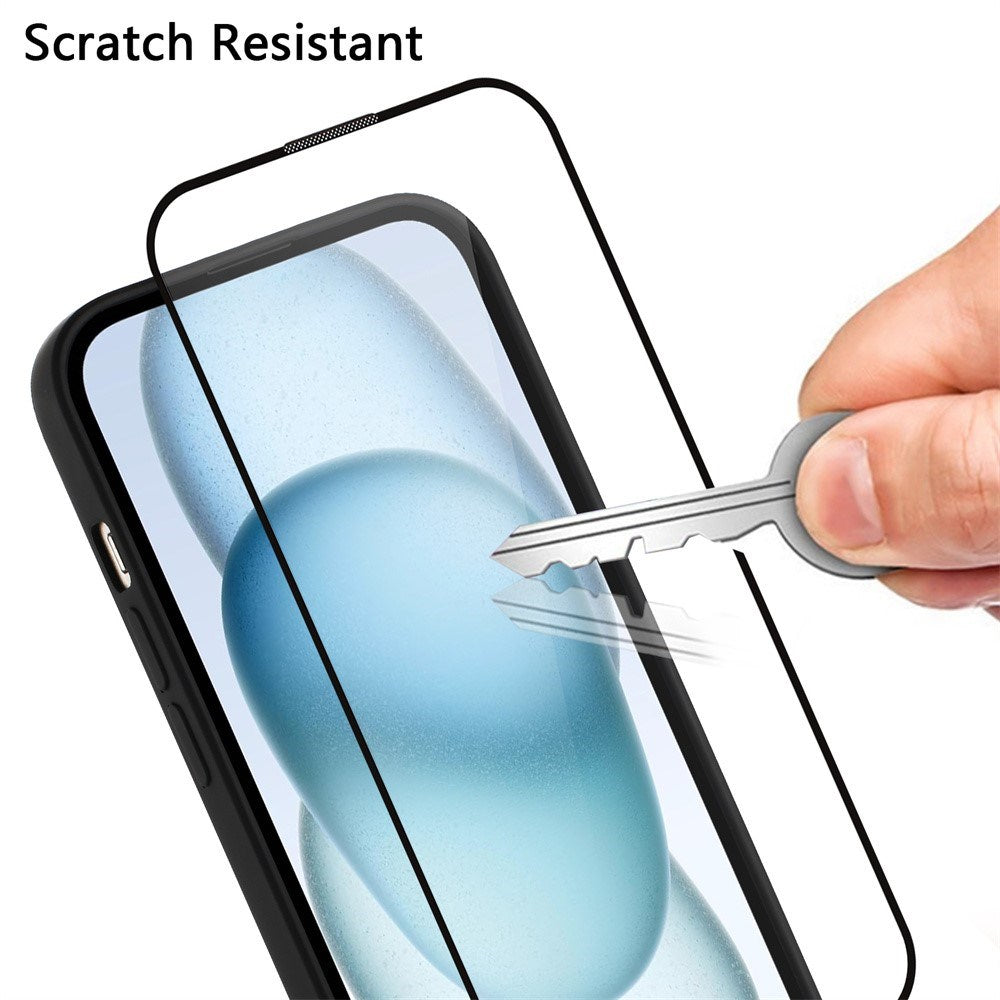 iPhone 16e Beskyttelsessæt m. Fleksibelt Plast Bagside Cover & Skærmbeskyttelse - Hvid