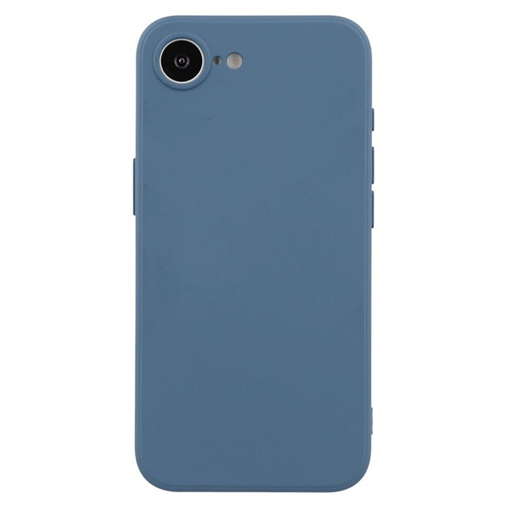 iPhone 17e / 16e Beskyttelsessæt m. Fleksibelt Plast Bagside Cover & Skærmbeskyttelse - Blå