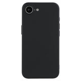 iPhone 17e / 16e Beskyttelsessæt m. Fleksibelt Plast Bagside Cover & Skærmbeskyttelse - Sort