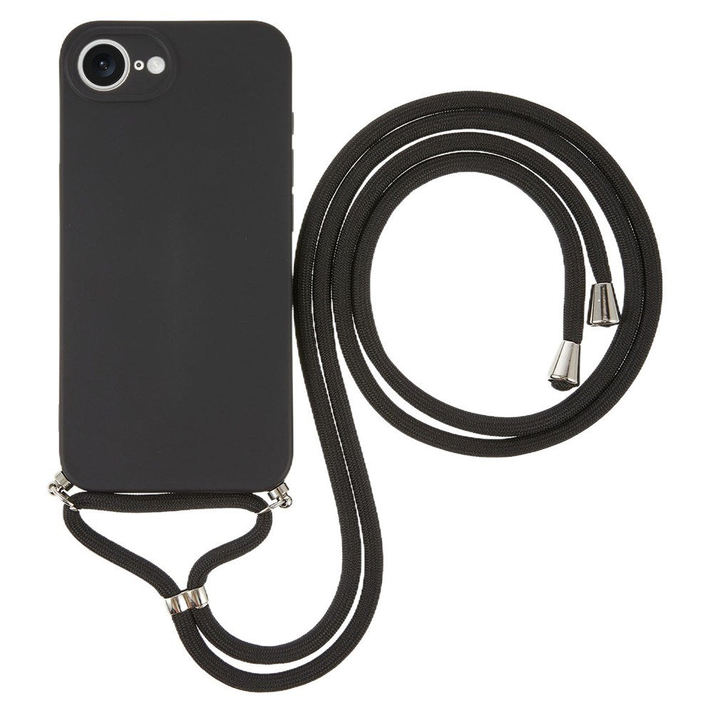iPhone 17e / 16e EIDERWOOD Foret Plast Bagside Cover m. Strop - Sort