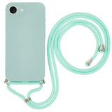 iPhone 17e / 16e EIDERWOOD Foret Plast Bagside Cover m. Strop - Lyseblå