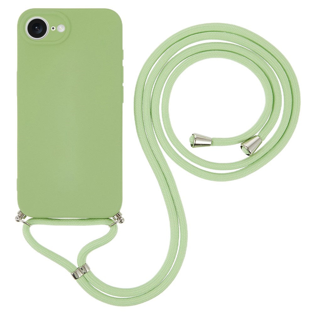 iPhone 17e / 16e EIDERWOOD Foret Plast Bagside Cover m. Strop - Lysegrøn