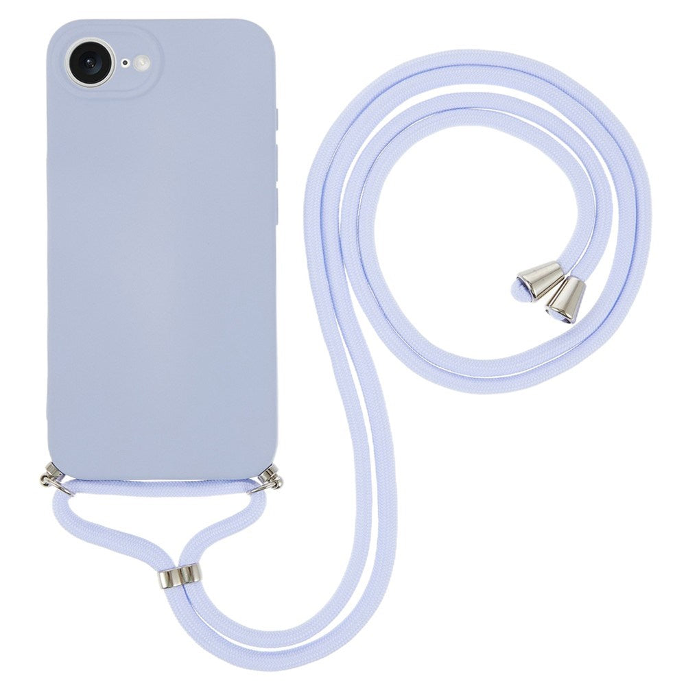 iPhone 17e / 16e EIDERWOOD Foret Plast Bagside Cover m. Strop - Lyslilla