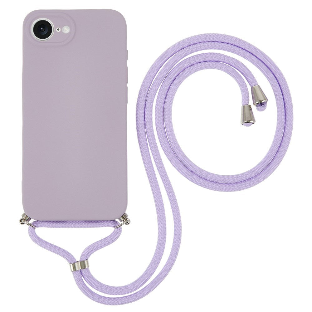 iPhone 17e / 16e EIDERWOOD Foret Plast Bagside Cover m. Strop - Lilla