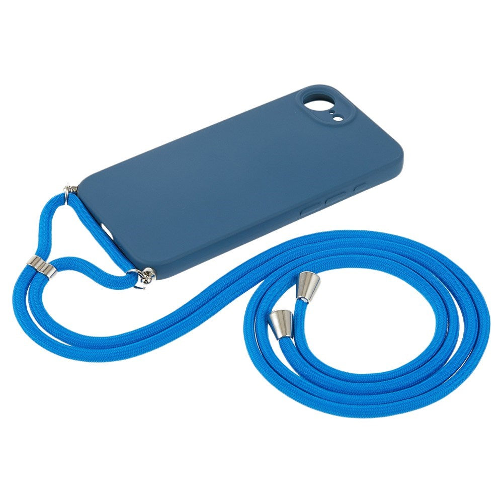iPhone 17e / 16e EIDERWOOD Foret Plast Bagside Cover m. Strop - Mørkeblå