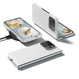 EIDERWOOD Google Pixel 10 Pro Fold Mat Hårdt Plastik Mobil Cover - Hvid