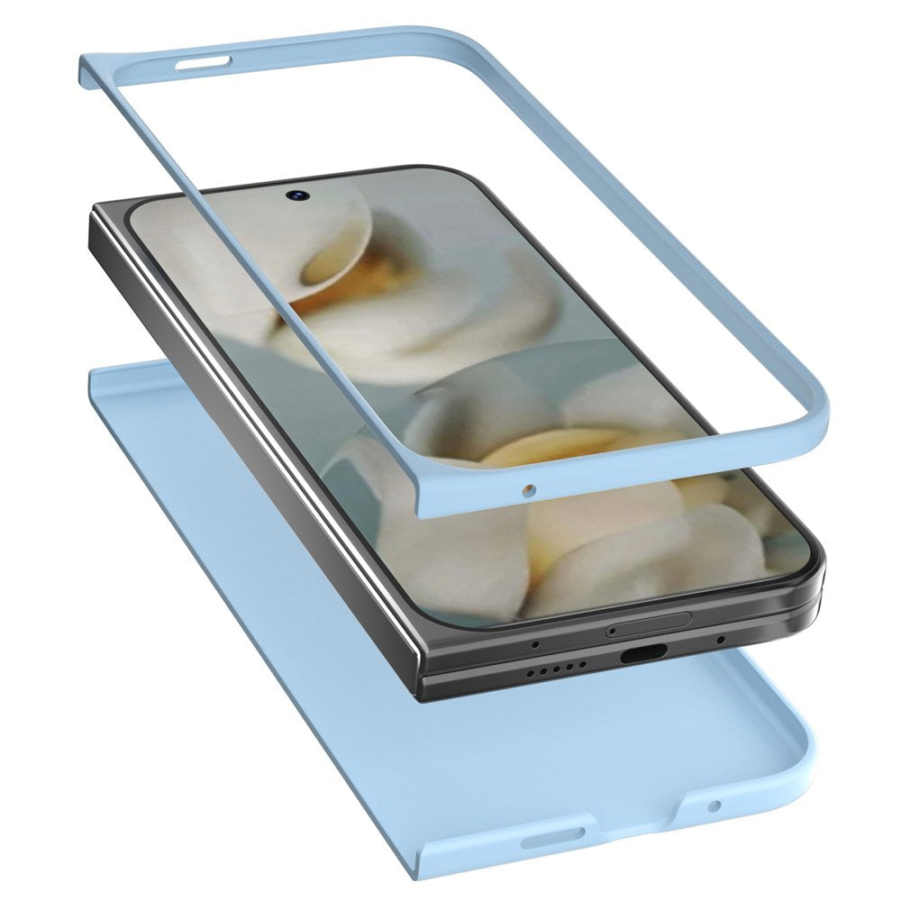 EIDERWOOD Google Pixel 10 Pro Fold Mat Hårdt Plastik Mobil Cover - Sort