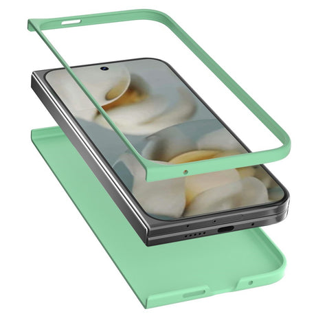 EIDERWOOD Google Pixel 10 Pro Fold Mat Hårdt Plastik Mobil Cover - Lysegrøn