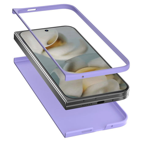 EIDERWOOD Google Pixel 10 Pro Fold Mat Hårdt Plastik Mobil Cover - Lilla