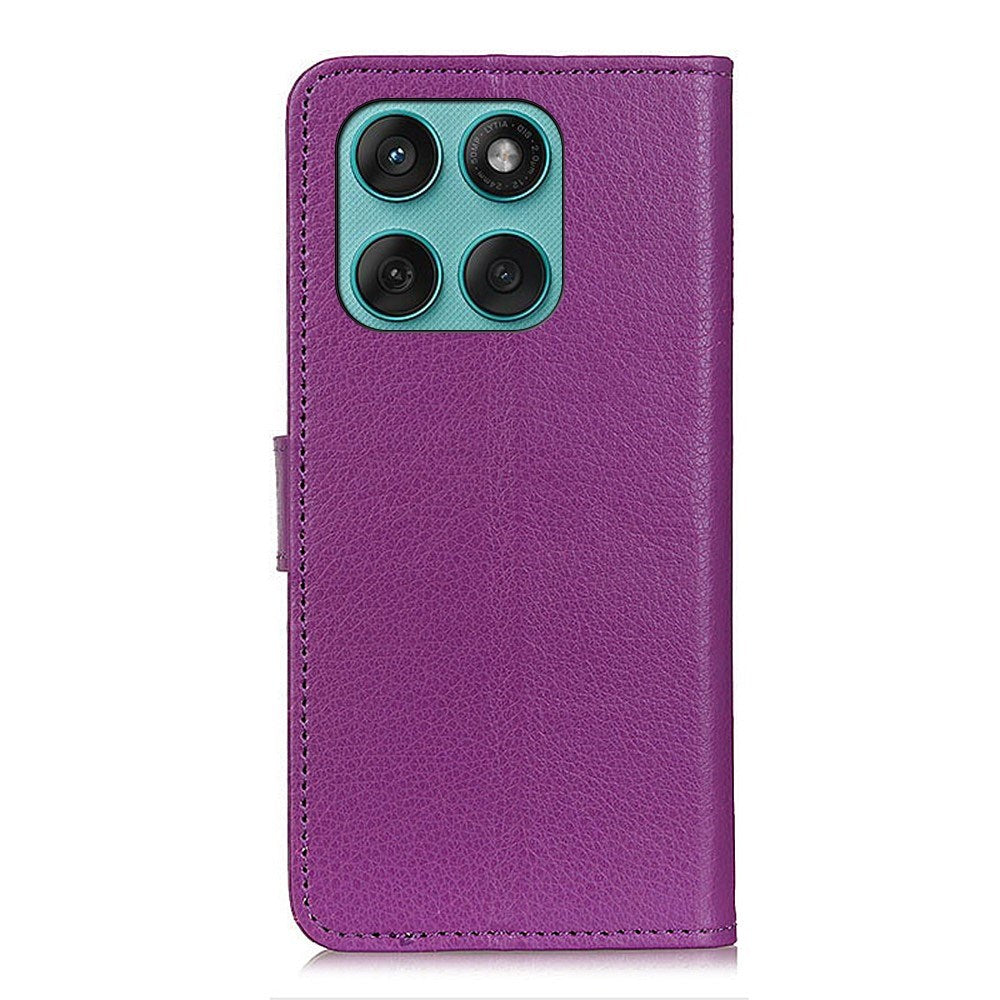 EIDERWOOD Motorola Edge 60 / Edge 60 Fusion Kunstlæder Flip Cover m. Kortholder - Lilla