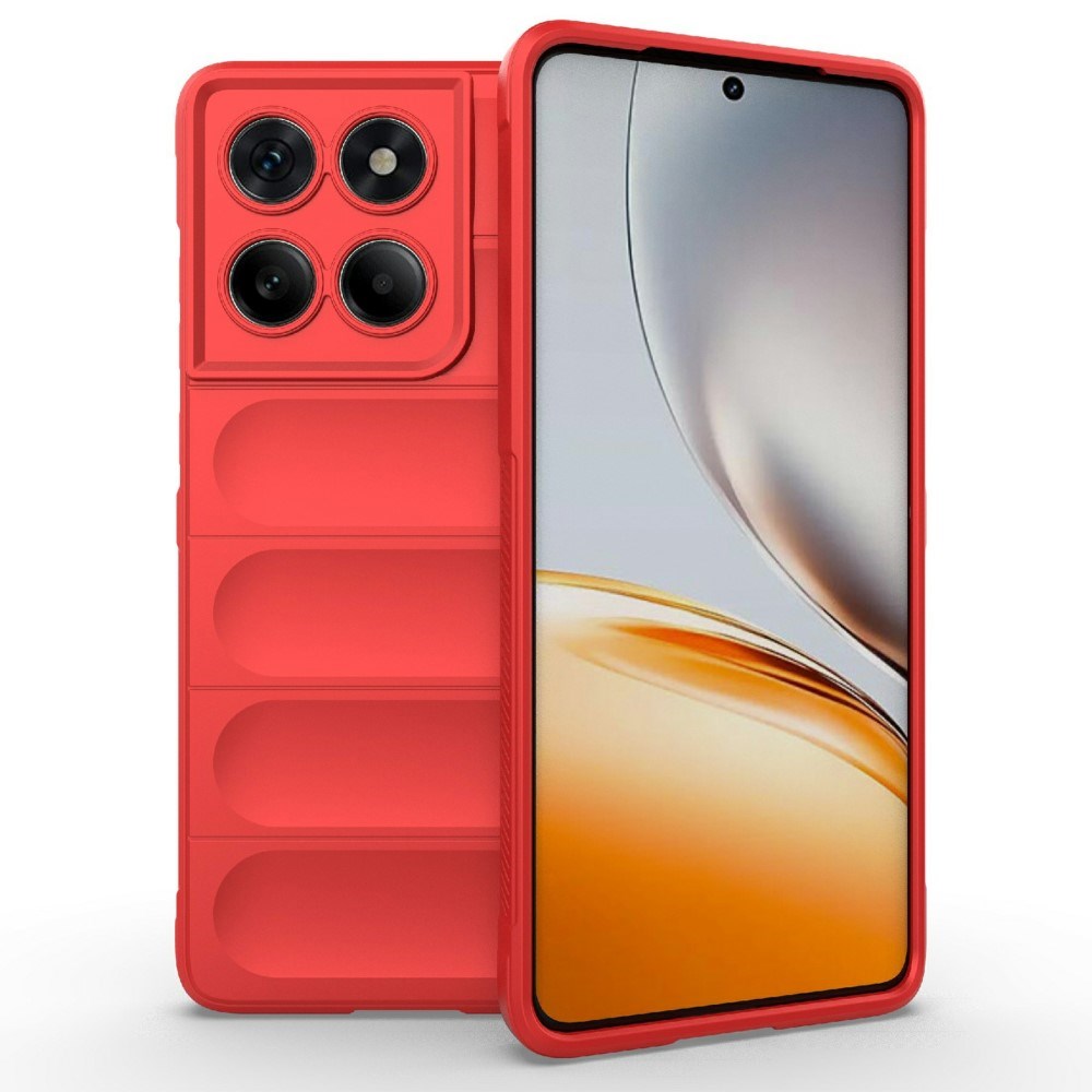 EIDERWOOD - Motorola Edge 60 Fusion - Fleksibelt Plastik Cover - Rød