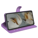 Google Pixel 10 Pro XL - EIDERWOOD Kunstlæder Flip Cover m. Kortholder & Ståfunktion - Lilla