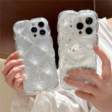 iPhone 16 Pro Max EIDERWOOD Tekstureret Fleksibelt Plast Bagside Cover - Gennemsigtig / Lilla