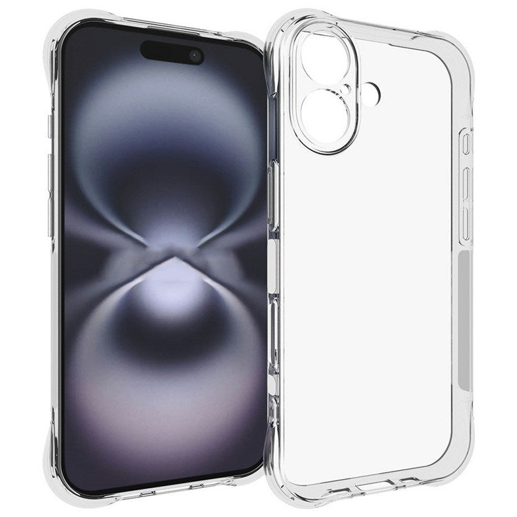 EIDERWOOD iPhone 17 Fleksibelt Plastik Mobil Cover m. Forstærkede Hjørner - Gennemsigtig