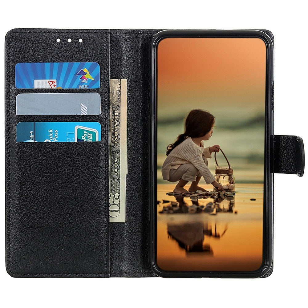 Sony Xperia 1 VII - EIDERWOOD Kunstlæder Flip Cover m. Kortholder & Ståfunktion - Sort