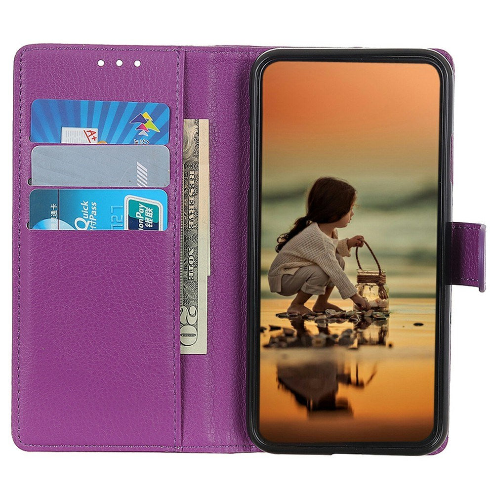 Sony Xperia 1 VII - EIDERWOOD Kunstlæder Flip Cover m. Kortholder & Ståfunktion - Lilla
