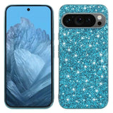 Google Pixel 10 / 10 Pro - EIDERWOOD Glitter Cover - Blå