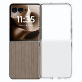 EIDERWOOD Motorola Razr 60 Ultra Hårdt Plastik Bagside Cover - Gennemsigtig