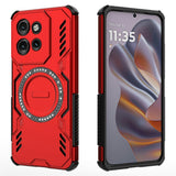 Motorola Edge 60 Neo / Edge 50 Neo / ThinkPhone 25 EIDERWOOD Håndværker Mobilcover - MagSafe Kompatibel - Rød