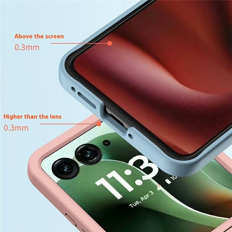 Motorola Razr 60 Ultra - EIDERWOOD Hårdt Plastik Cover - Lyserød