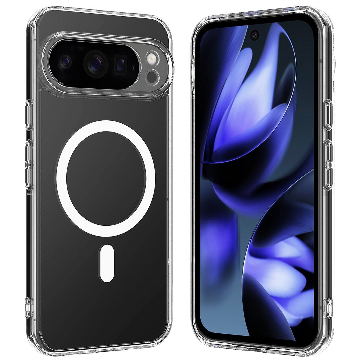 Google Pixel 10 Pro XL - EIDERWOOD Hybrid Plastik Cover - MagSafe Kompatibel - Gennemsigtig