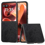 EIDERWOOD Motorola Razr 70 Ultra / Razr 60 Ultra Kunstlæder Bagside Cover - Sort