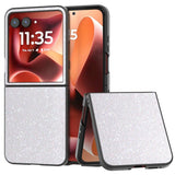 EIDERWOOD Motorola Razr 60 Ultra Hård Plastik Glitter Bagside Cover - Hvid