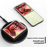 EIDERWOOD Motorola Razr 60 Ultra Hård Plastik Glitter Bagside Cover - Gul