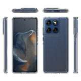 EIDERWOOD Motorola Edge 60 / Edge 60 Fusion Hybrid Plastik Bagside Cover - Gennemsigtig