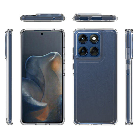 EIDERWOOD Motorola Edge 60 / Edge 60 Fusion Hybrid Plastik Bagside Cover - Gennemsigtig