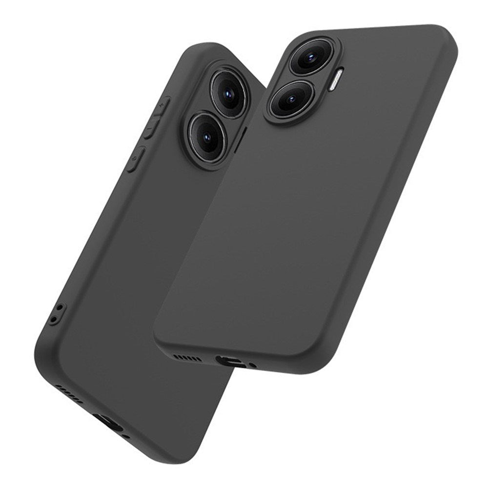 Xiaomi Poco F7 EIDERWOOD Mat Fleksibelt Plastik Bagside Cover - Sort