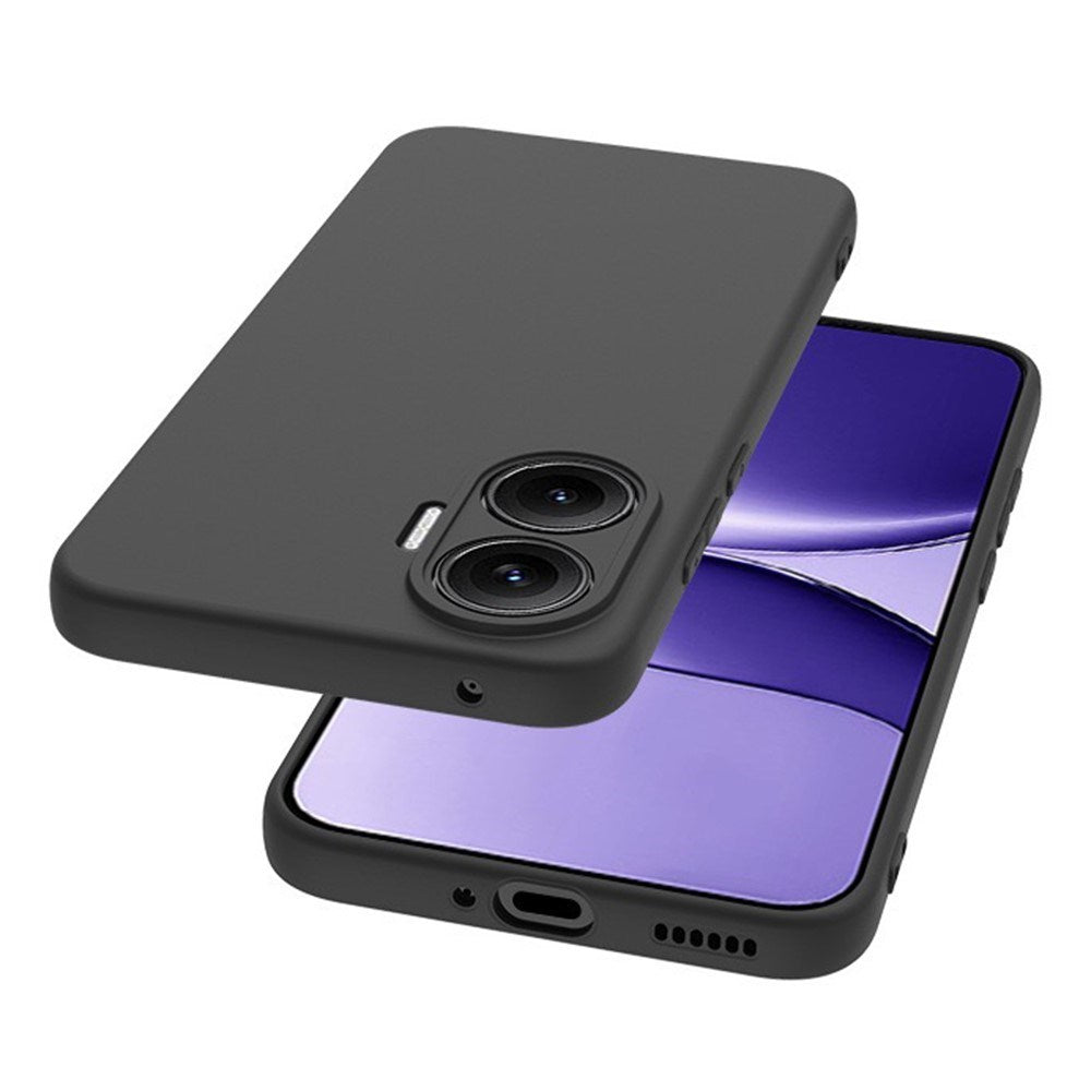 Xiaomi Poco F7 EIDERWOOD Mat Fleksibelt Plastik Bagside Cover - Sort