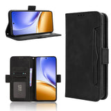 Realme 14 (5G) / 14T (5G) EIDERWOOD Kunstlæder Flip Cover m. Indbygget Kortholder - Sort
