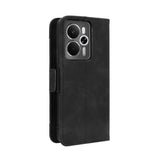 Realme 14 (5G) / 14T (5G) EIDERWOOD Kunstlæder Flip Cover m. Indbygget Kortholder - Sort