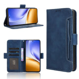Realme 14 (5G) / 14T (5G) EIDERWOOD Kunstlæder Flip Cover m. Indbygget Kortholder - Blå