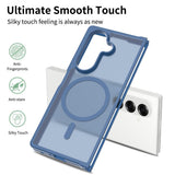 EIDERWOOD Samsung Galaxy Z Fold7 Mat Hybrid Bagside Cover - MagSafe Kompatibel - Gennemsigtig / Blå