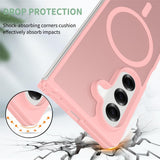 EIDERWOOD Samsung Galaxy Z Fold7 Mat Hybrid Bagside Cover - MagSafe Kompatibel - Gennemsigtig / Lyserød