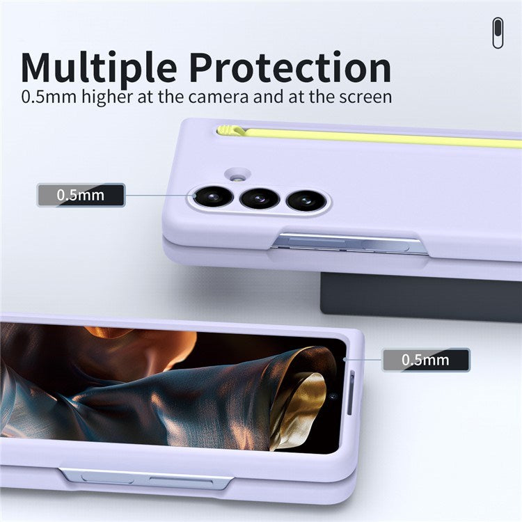 Samsung Galaxy Z Fold7 - EIDERWOOD Hårdt Plastik Cover m. Stylus - Lilla