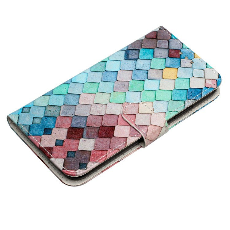 EIDERWOOD iPhone 17 Pro Max Imiteret Læder Flip Cover m. Pung & Rem - Mønster