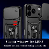 iPhone 17 Pro - EIDERWOOD Hybrid Håndværker Cover m. Kickstand & Cam Slider - Grøn