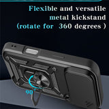 iPhone 17 Pro - EIDERWOOD Hybrid Håndværker Cover m. Kickstand & Cam Slider - Guld