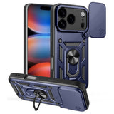 iPhone 17 Pro - EIDERWOOD Hybrid Håndværker Cover m. Kickstand & Cam Slider - Blå