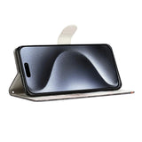 iPhone Air - EIDERWOOD Imiteret Læder Cover m. Pung & Strop - Kattekilling