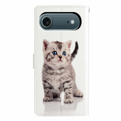 iPhone Air - EIDERWOOD Imiteret Læder Cover m. Pung & Strop - Kattekilling