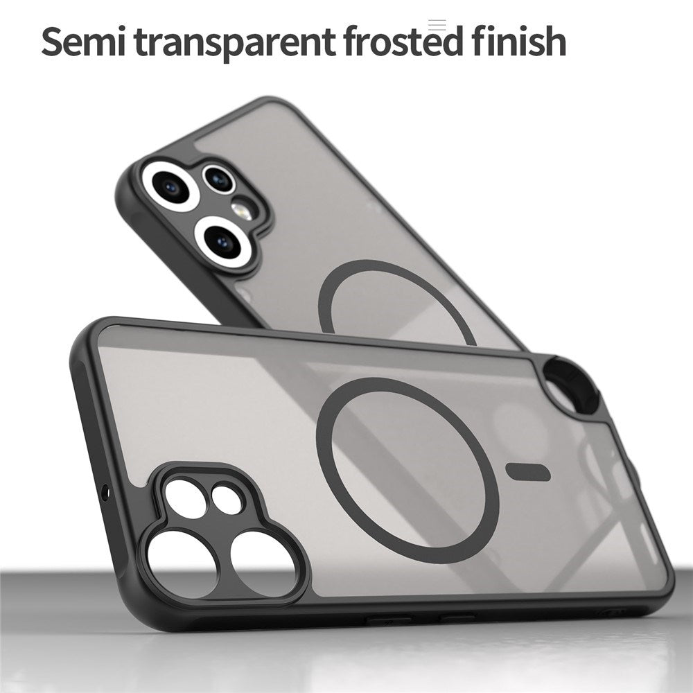 EIDERWOOD Nothing CMF Phone 2 Pro Hybrid Plastik Mobil Cover - MagSafe Kompatibel - Sort