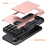 EIDERWOOD iPhone 17 Hybrid Mobil Cover m. Kortholder - Grøn