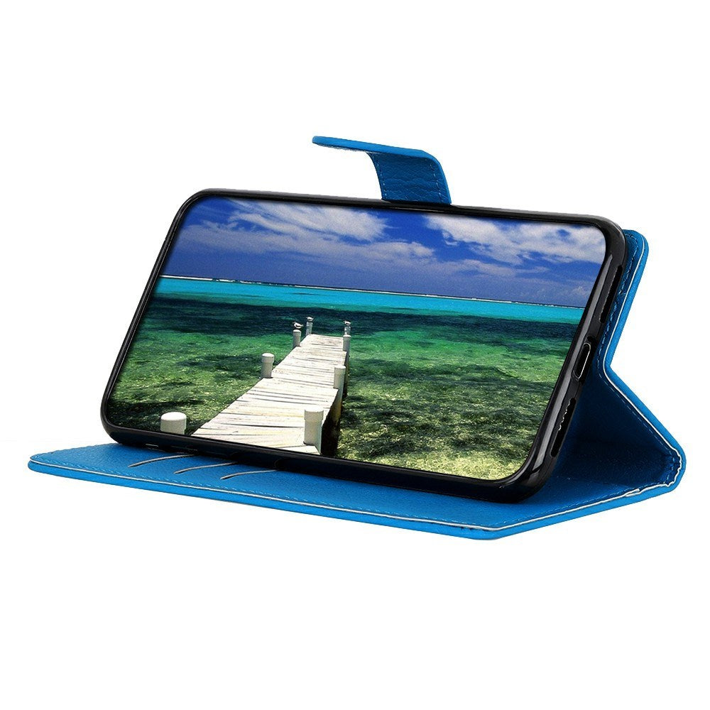 Honor 400 Pro - EIDERWOOD Kunstlæder Flip Cover m. Kortholder & Ståfunktion - Blå